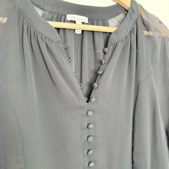 Joie‎ Limited Edition Sheer Sleeve Black Dress - Picture 3 of 5
